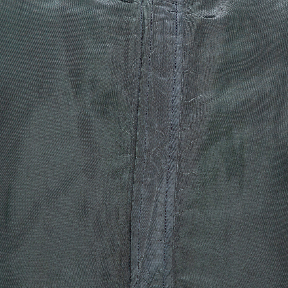 Dolce & Gabbana Dark Green Leather Trim Zip Front Jacket M - Picture 5 of 7